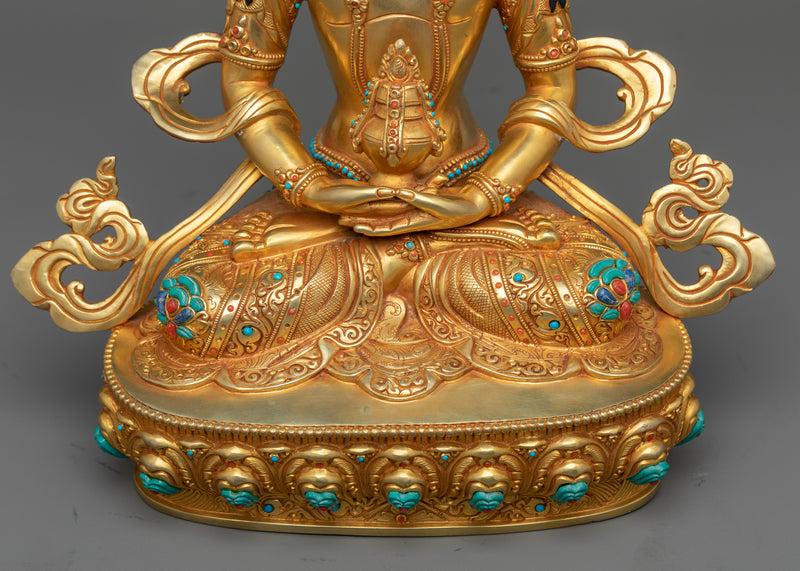 Statue for Long Life Mantra of Buddha Amitayus | Discover Timeless Vitality