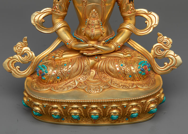 Statue for Long Life Mantra of Buddha Amitayus | Discover Timeless Vitality