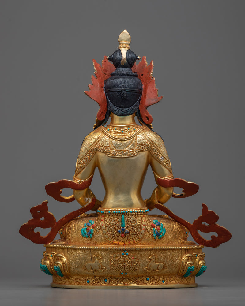 Statue for Long Life Mantra of Buddha Amitayus | Discover Timeless Vitality