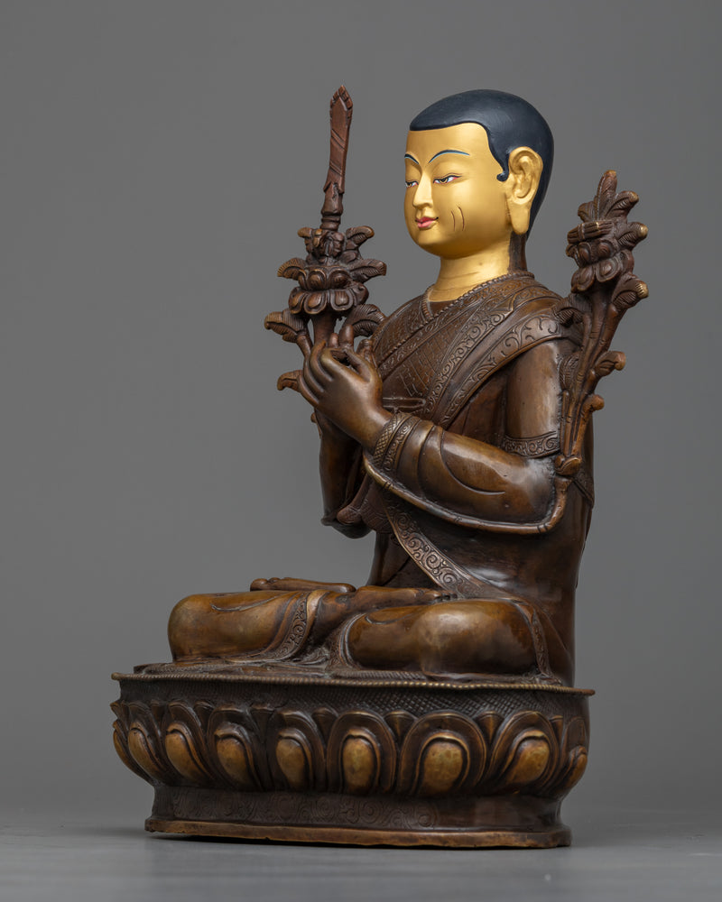 Tsongkhapa Buddhist Monk Statue | Tibetan Philosopher and Tantric Yogi