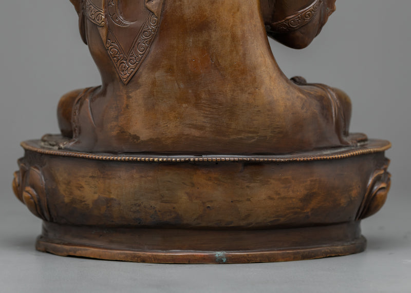 Tsongkhapa Buddhist Monk Statue | Tibetan Philosopher and Tantric Yogi