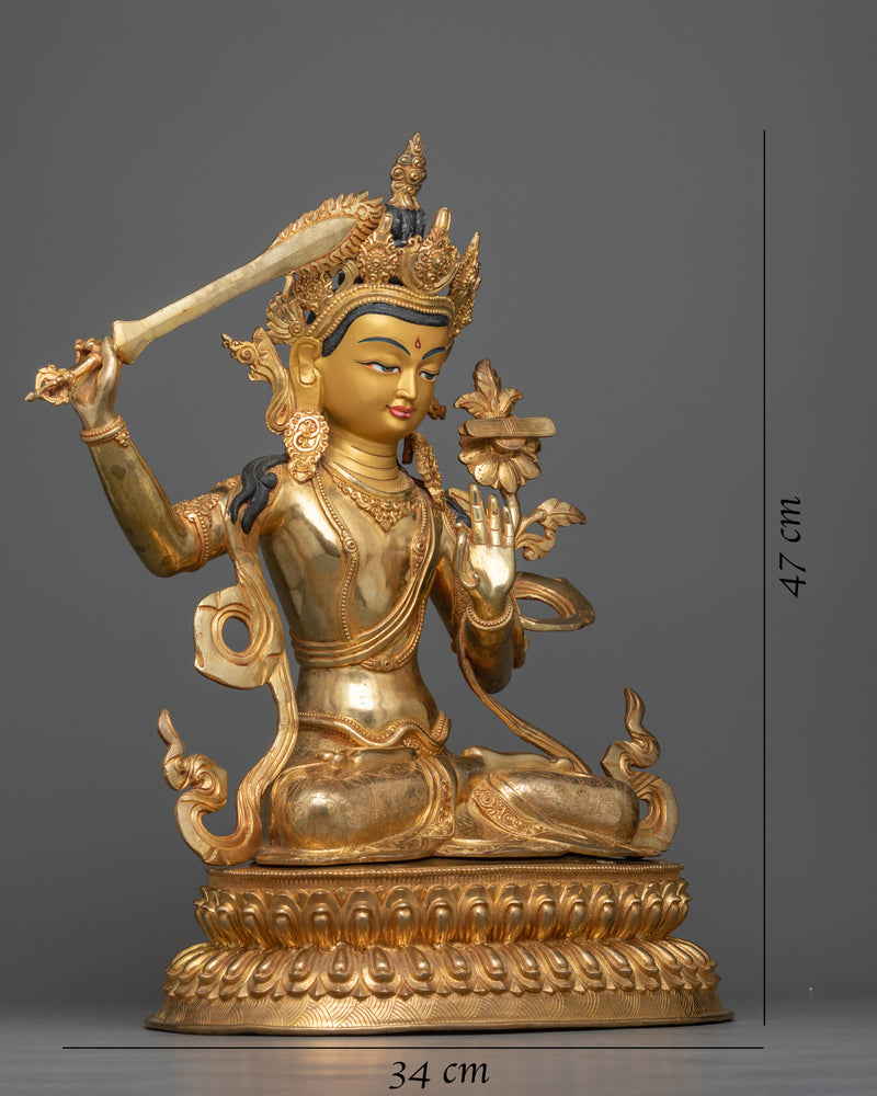 Manjushri 18.5 Inches Statue