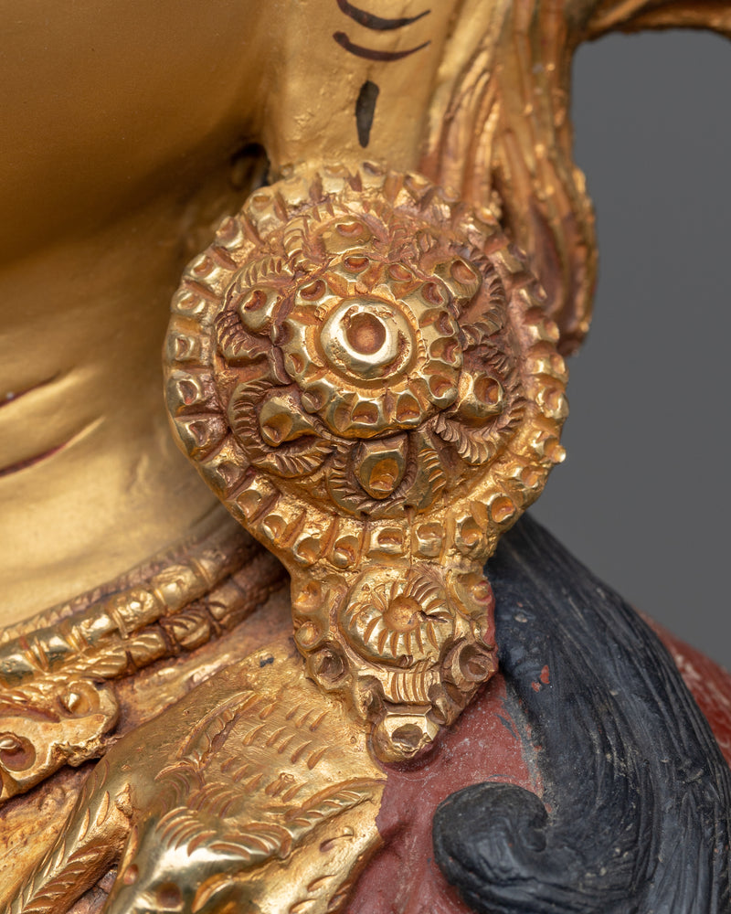 Bodhisattva Chenrezig Idol | Handmade Statue of Compassionate Deity of Buddhism