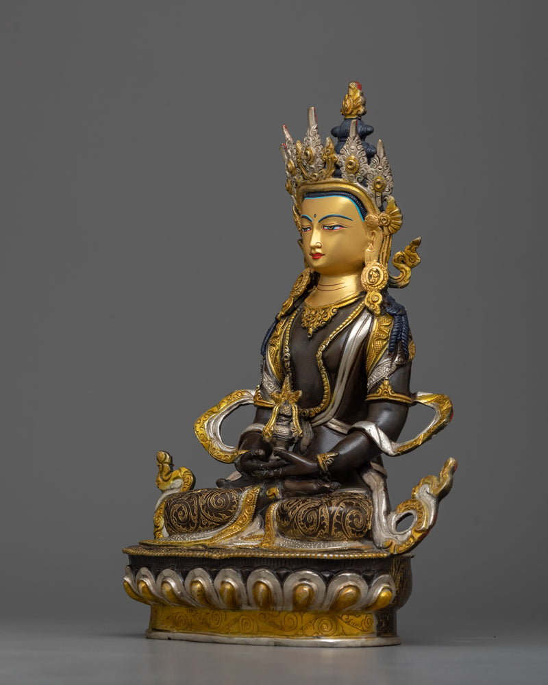 Beautiful Amitayus Hand-crafted Statue | Buddha of Infinite Life