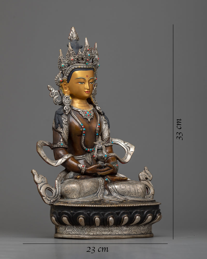 Buddha Amitayus Handmade Sculpture