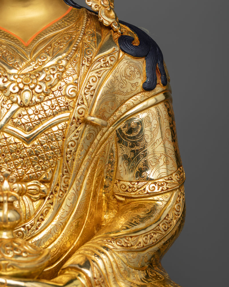 Large Guru Padmasambhava Statue | Second Buddha, Handmade Guru Rinpoche Art