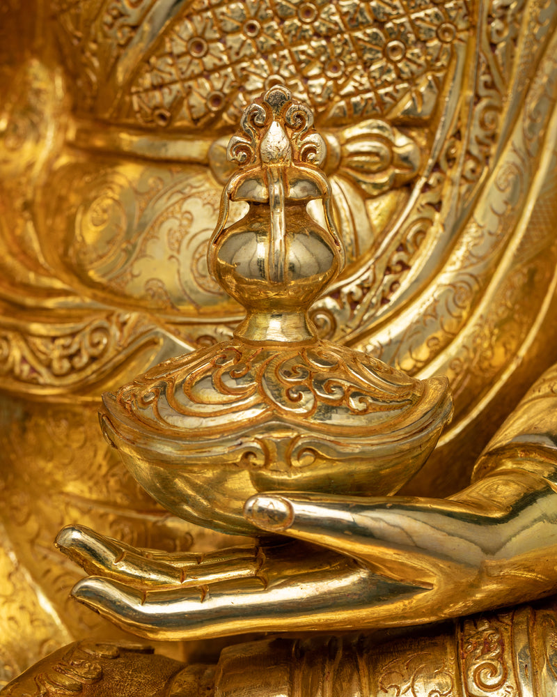 Large Guru Padmasambhava Statue | Second Buddha, Handmade Guru Rinpoche Art