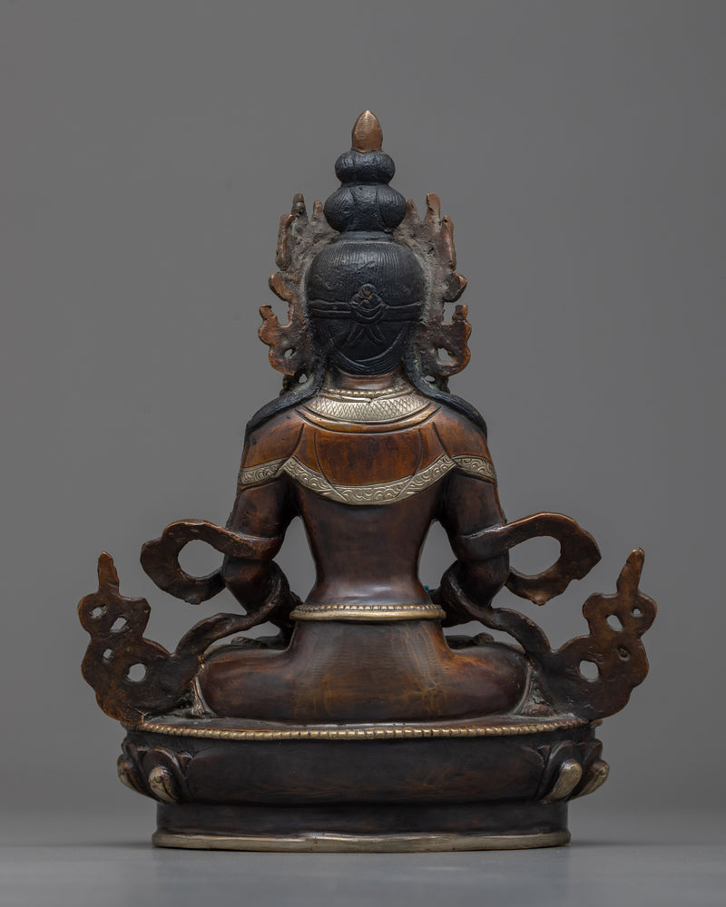 Amitayus Buddha Sculpture | Elixir of Immortality