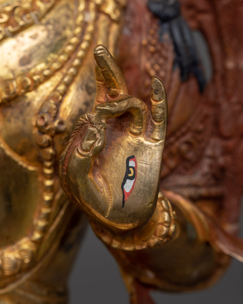 Golden White Tara Statue | The Deity of Compassion and Longevity