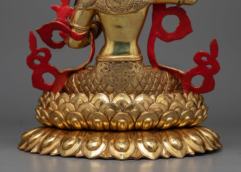 Manjushri Bodhisattva of Wisdom Sculpture | The Epitome of Divine Knowledge