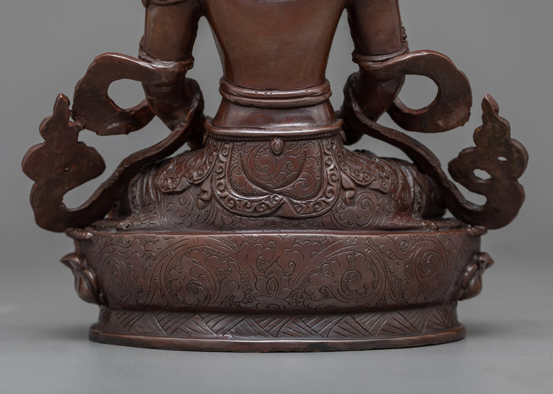 Handcrafted Amitayus Aparamita Statue | Traditionally Made in Nepal