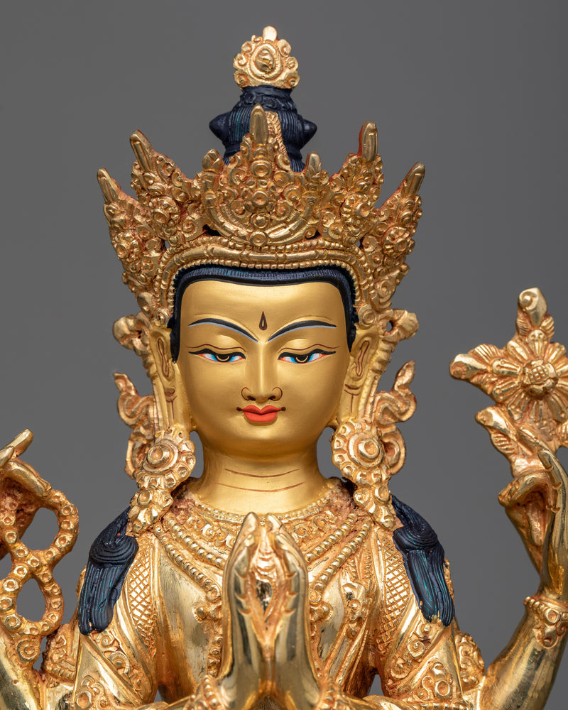 4-arm-chenrezig-practice-statue