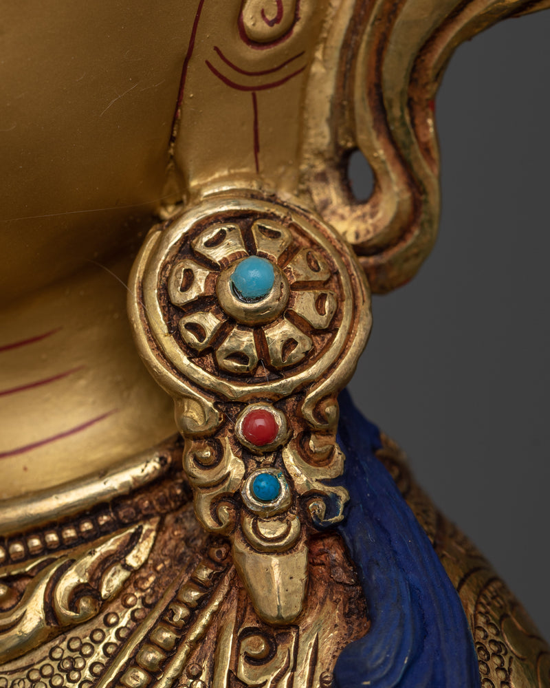 Amitayus-Aparamita Sculpture | Dual Essence of Longevity & Wisdom