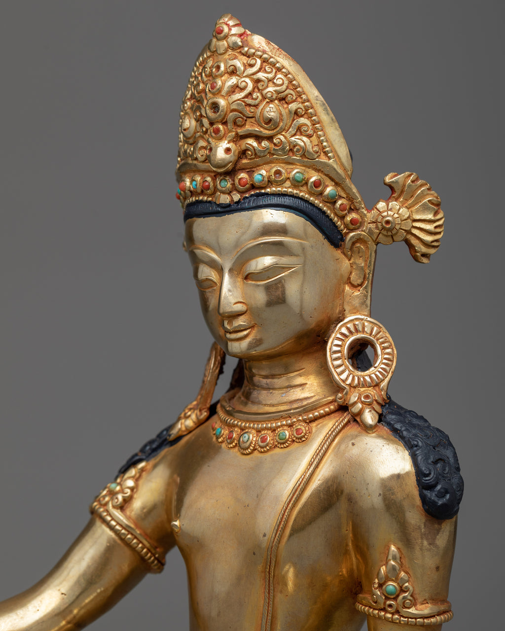 Indra Dev On Rath Indra Dev Statue | The Sky's Benevolent Ruler