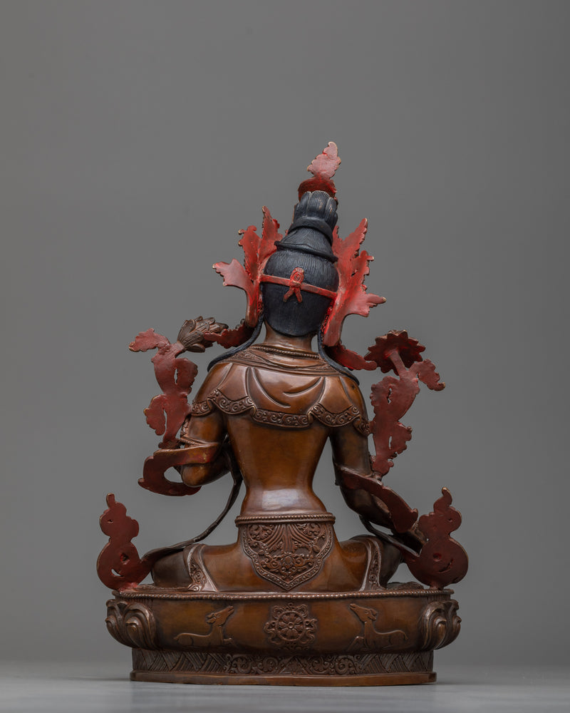 Green Tara Guru Statue | The Guiding Light of Enlightenment