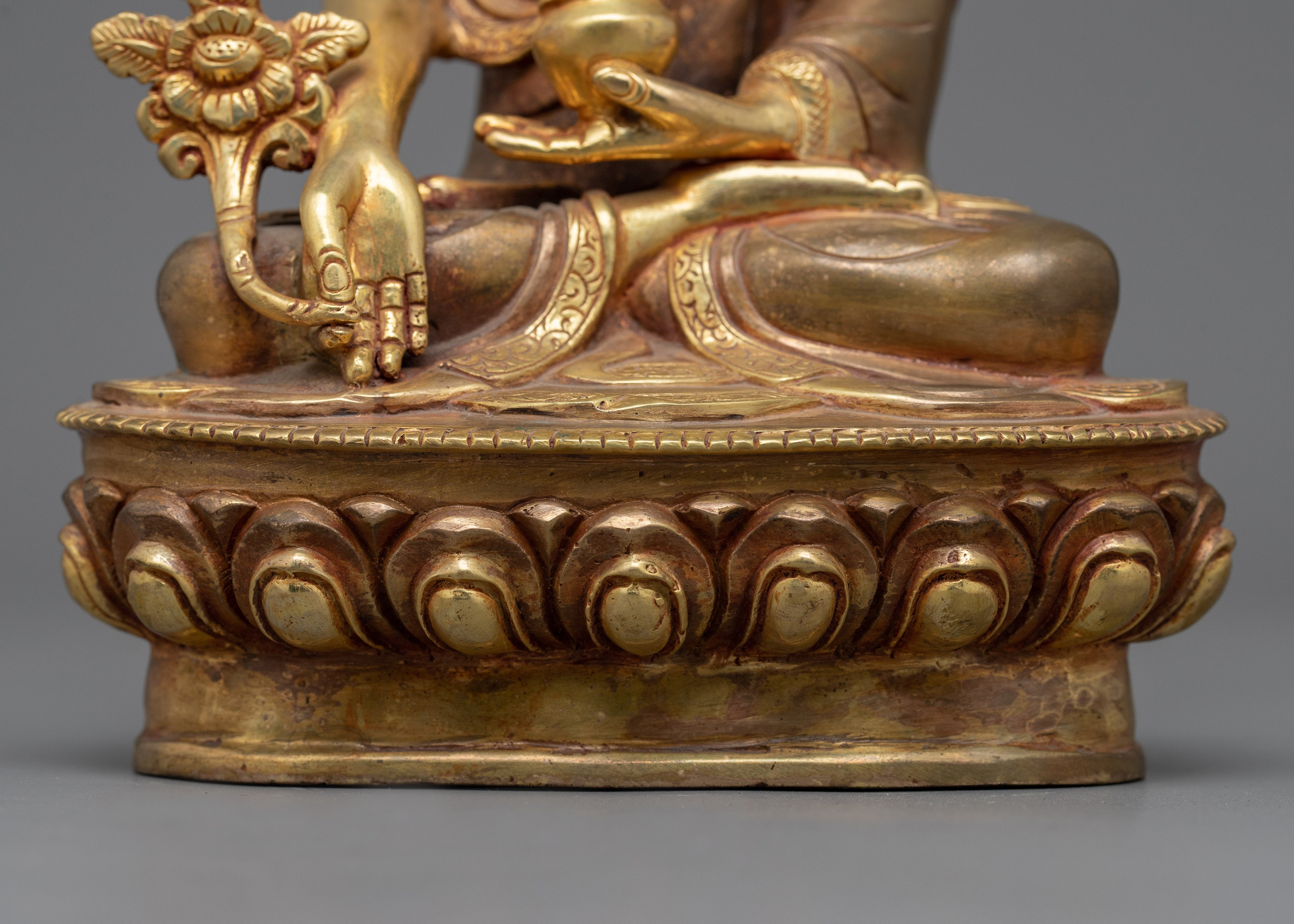 Medicine Buddha Hand Mudra Statue | Symbol of Healing & Meditation