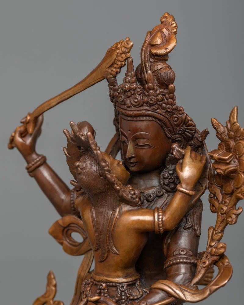 Manjushri with Consort | Embodying Wisdom & Compassion