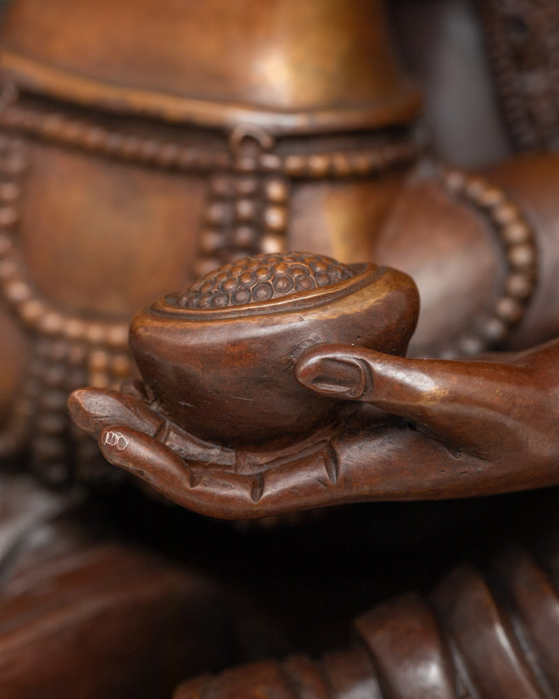 Guru Rinpoche with Consort Sculpture | Spiritual Harmony