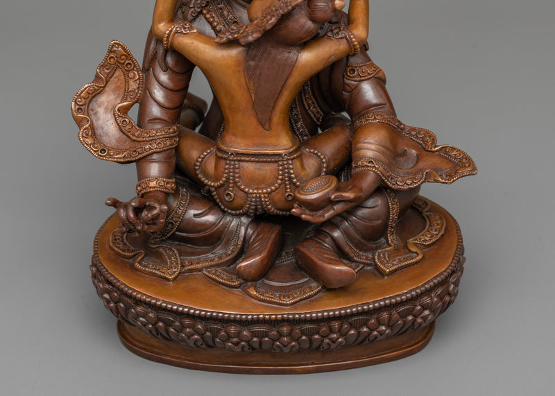 Guru Rinpoche with Consort Sculpture | Spiritual Harmony