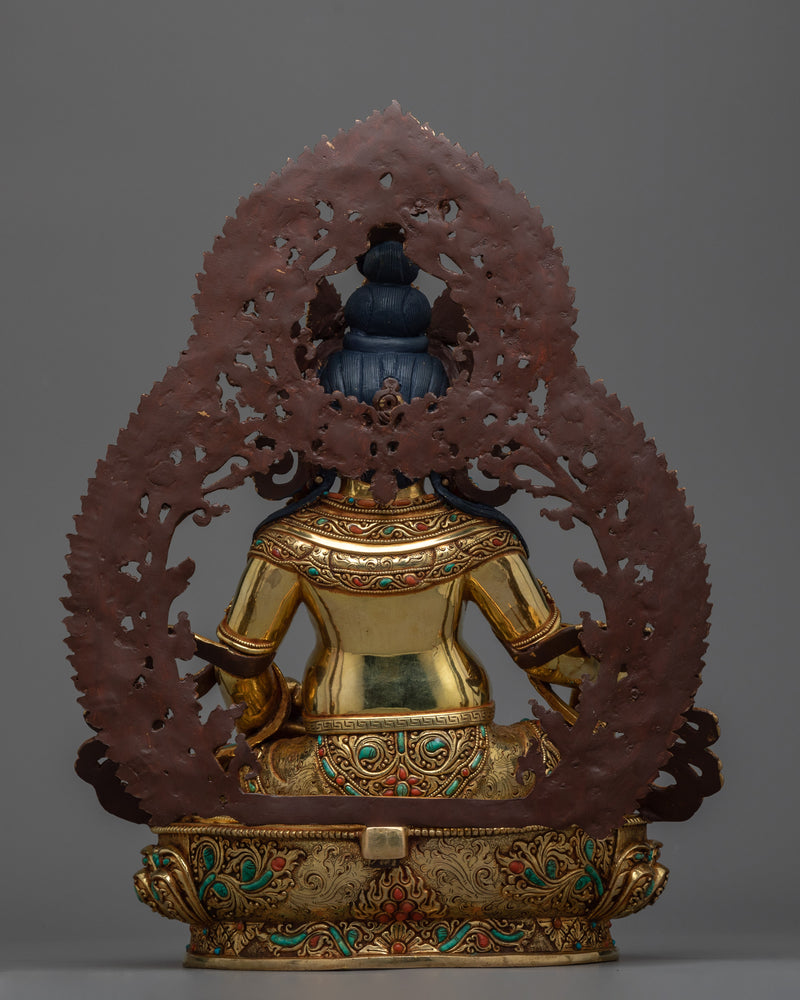 Premium Yellow Zambala Statue | 24k Gold Gilded Master Piece