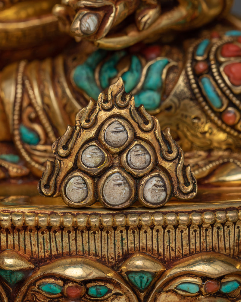 Premium Yellow Zambala Statue | 24k Gold Gilded Master Piece