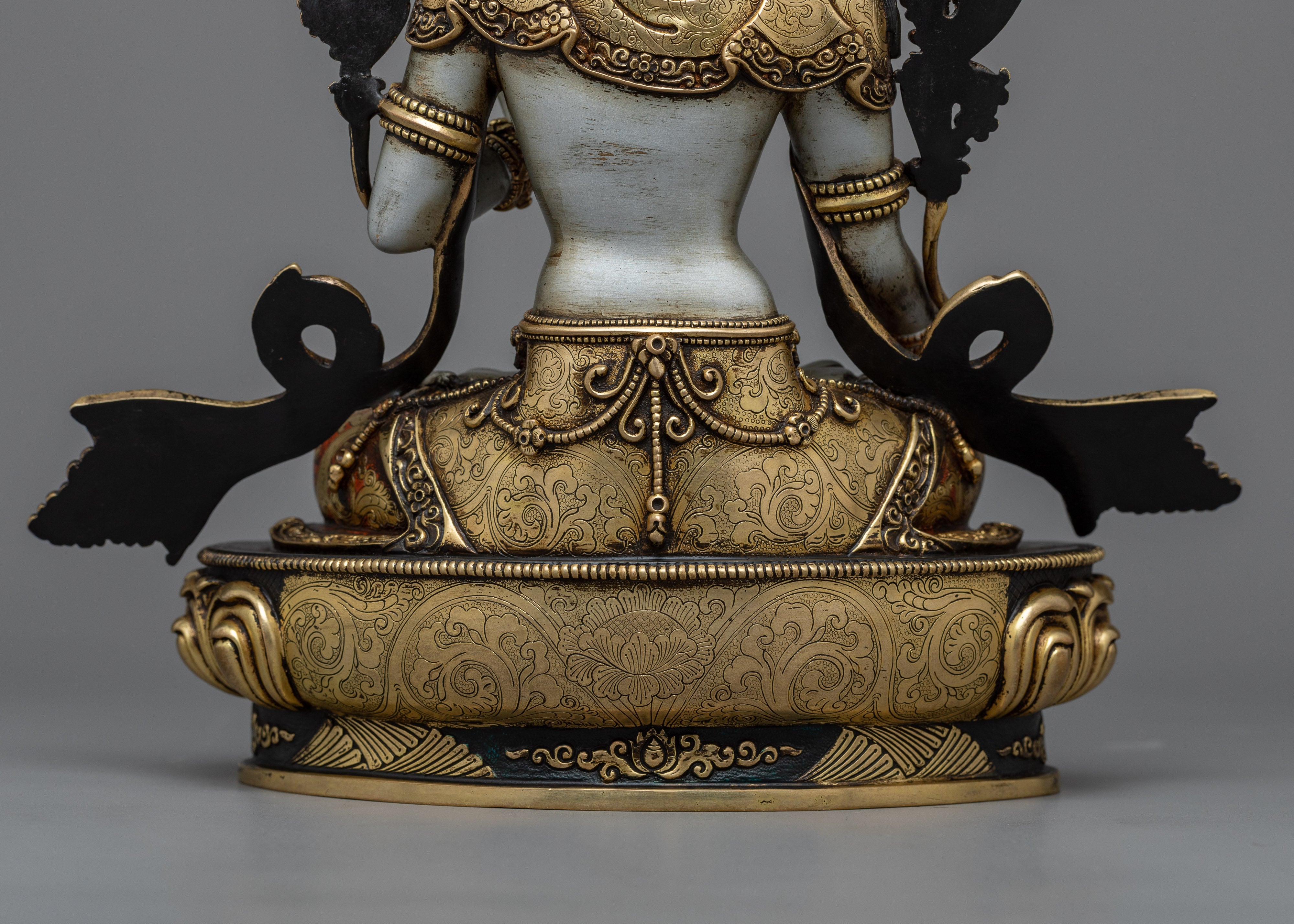 Tibetan Tara Statue | Celestial Long Life Deity White Tara