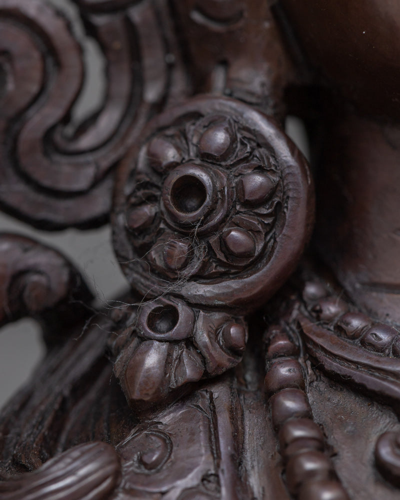 Green Tara Sculpture Online | Compassion in Oxidized Copper