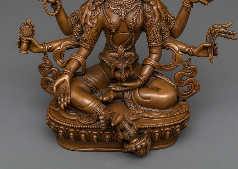 Vasudhara Goddess of Abundance Statue | Himalayan Traditional Artifacts