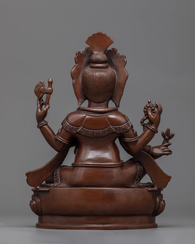 Traditional Ganesha Idol | Embodiment of Wisdom and Prosperity