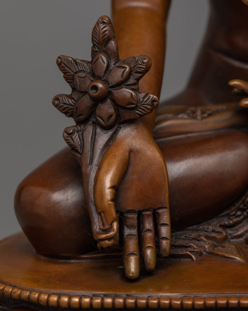 Healing Bhaisajyaguru Buddha Statue | Traditional Artwork