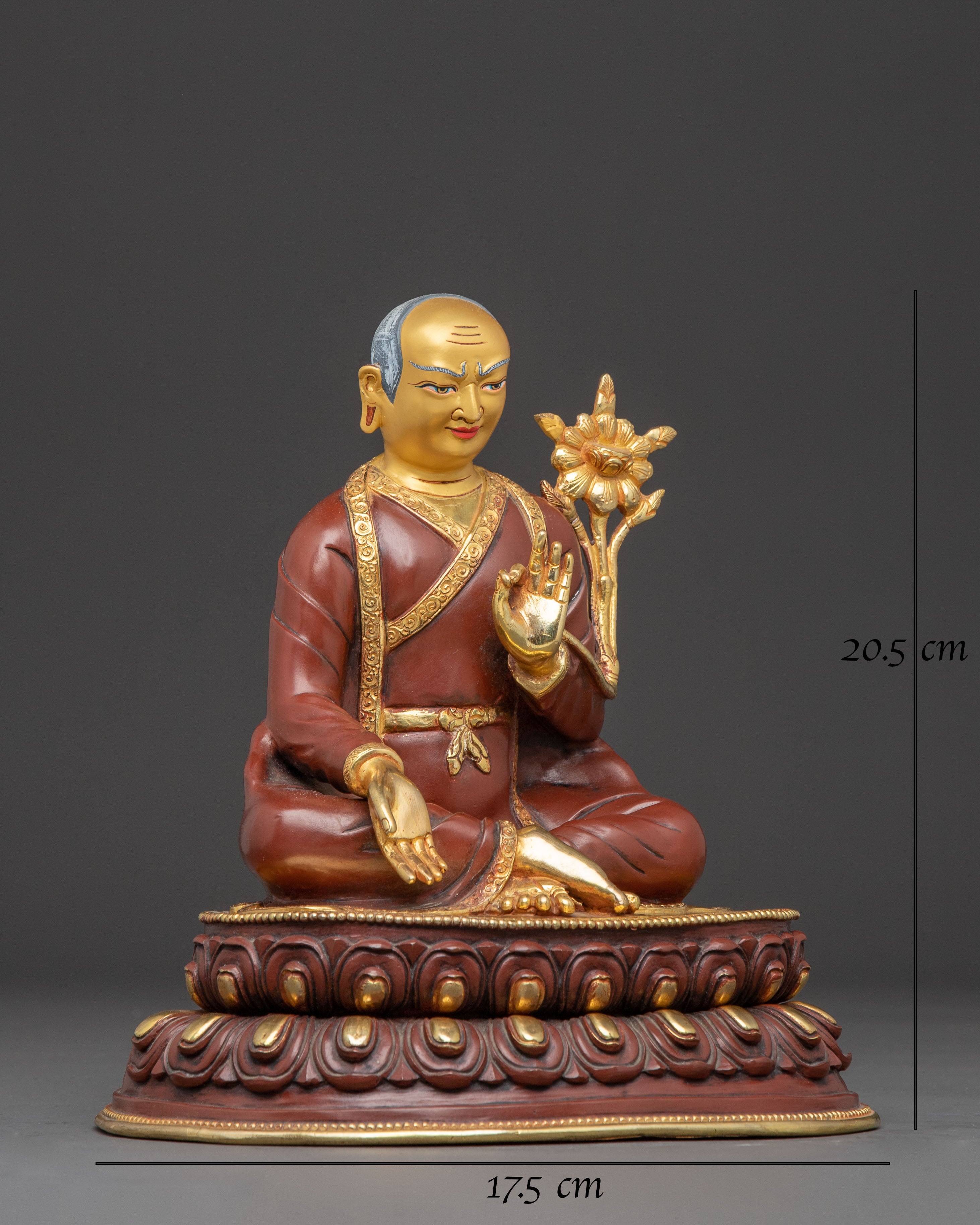 Revered Sakya Masters Statue Set | Traditional Himalayan Art