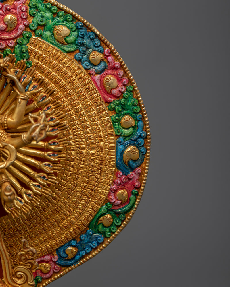1000 Arm Buddha "Avalokiteshvara" | Himalayan Traditional Art