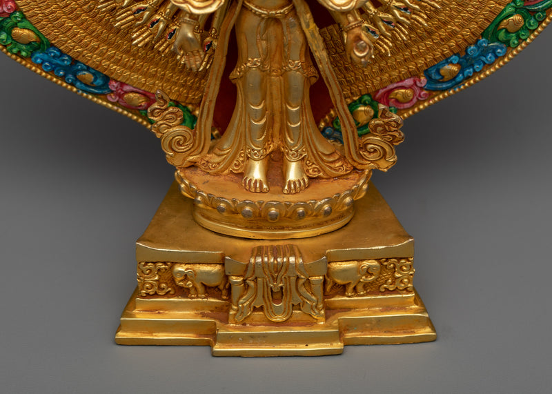 1000 Arm Buddha "Avalokiteshvara" | Himalayan Traditional Art