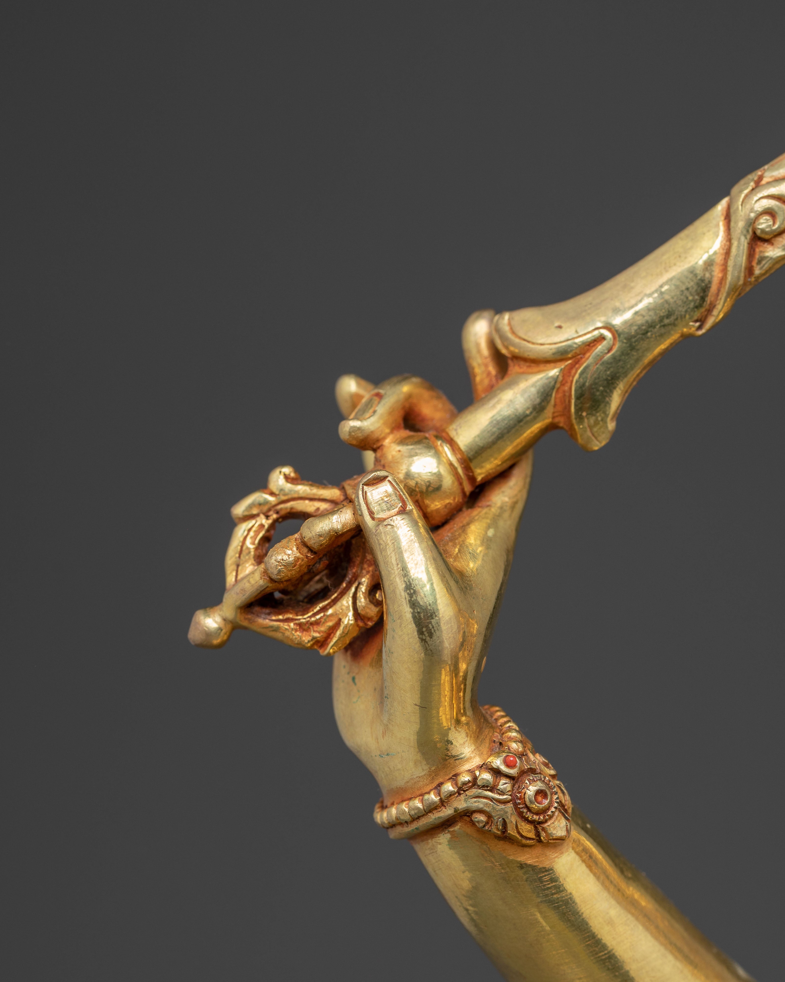 Handmade Statue of Bodhisattva Manjushri | Wisdom deity