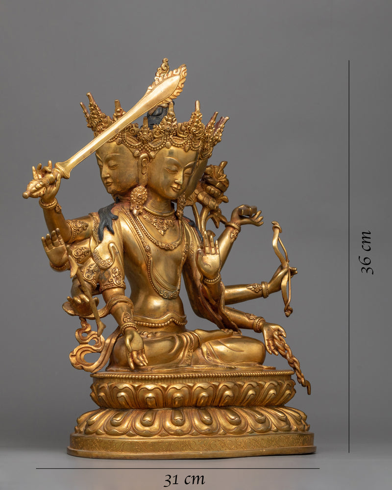 maha-manjushri-statuette