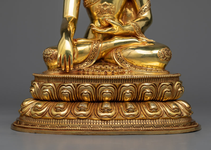 Shakyamuni Buddha - Elegant Enlightenment Statue | Himalayan Buddhism Art