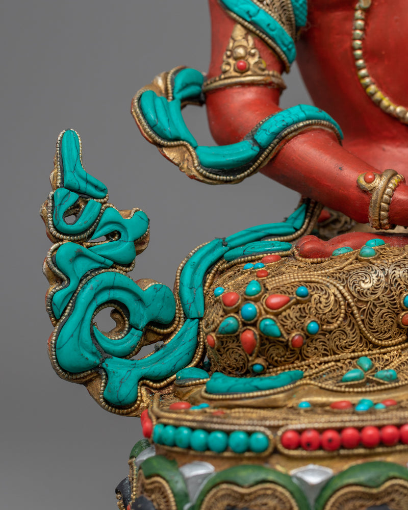 Amitayus, Buddha of Long Life Sculpture | Traditional Himalayan Artwork