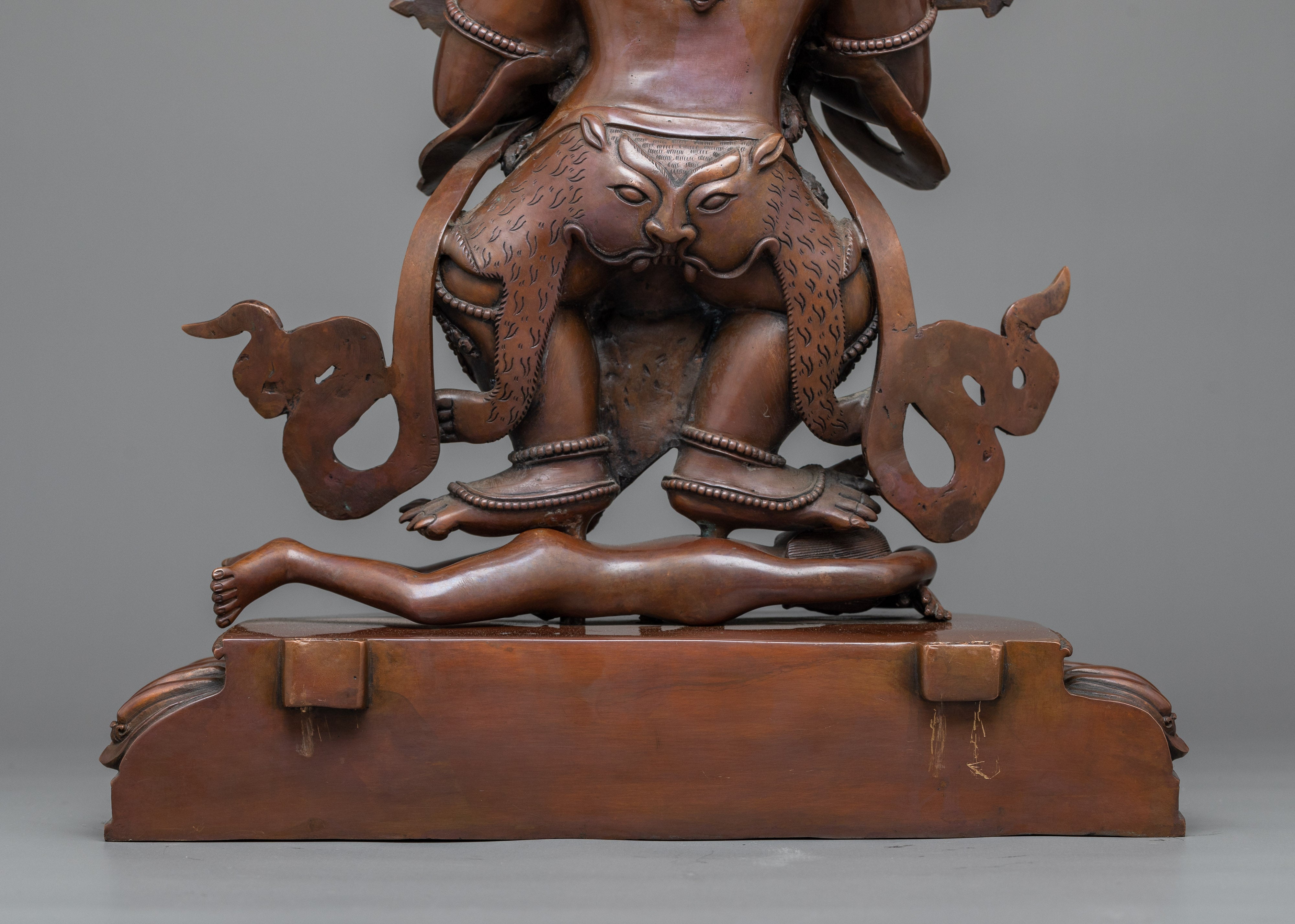 Sakyapa Mahakala Sculpture | The Protector's Grand Statue