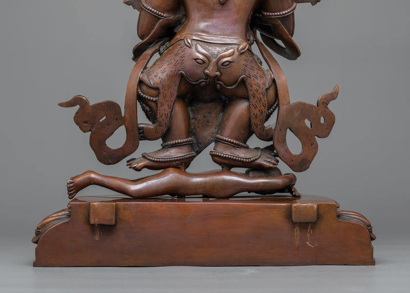 Shakyapa Mahakala Sculpture | The Protector's Grand Statue