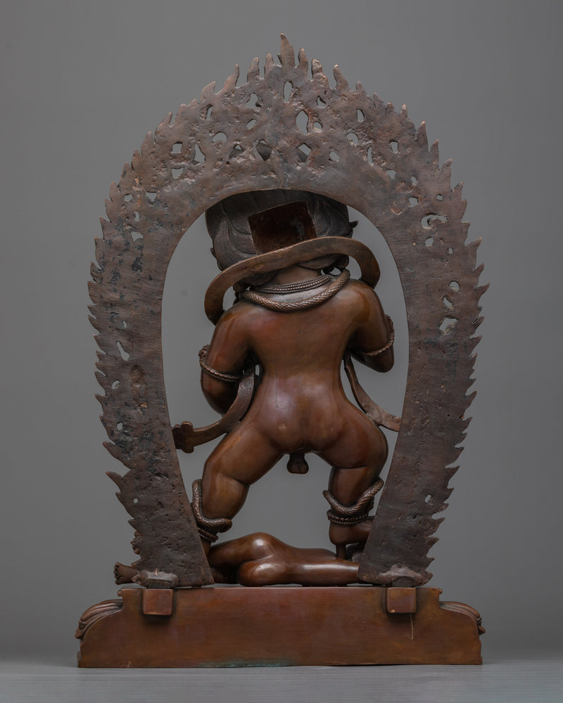 Dzambhala Nagpo | The Black Wealth Deity Statue