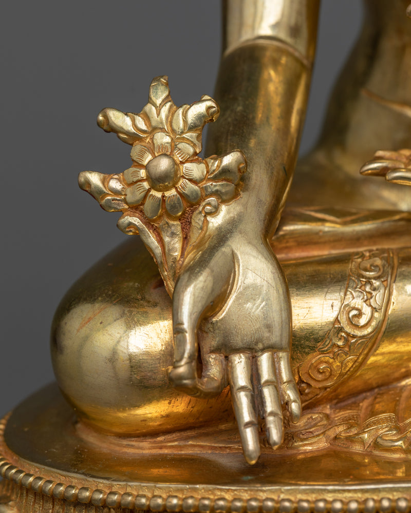 Buddha Sculpture Triad | Shakyamuni, Amitabha, and Medicine Buddha Set