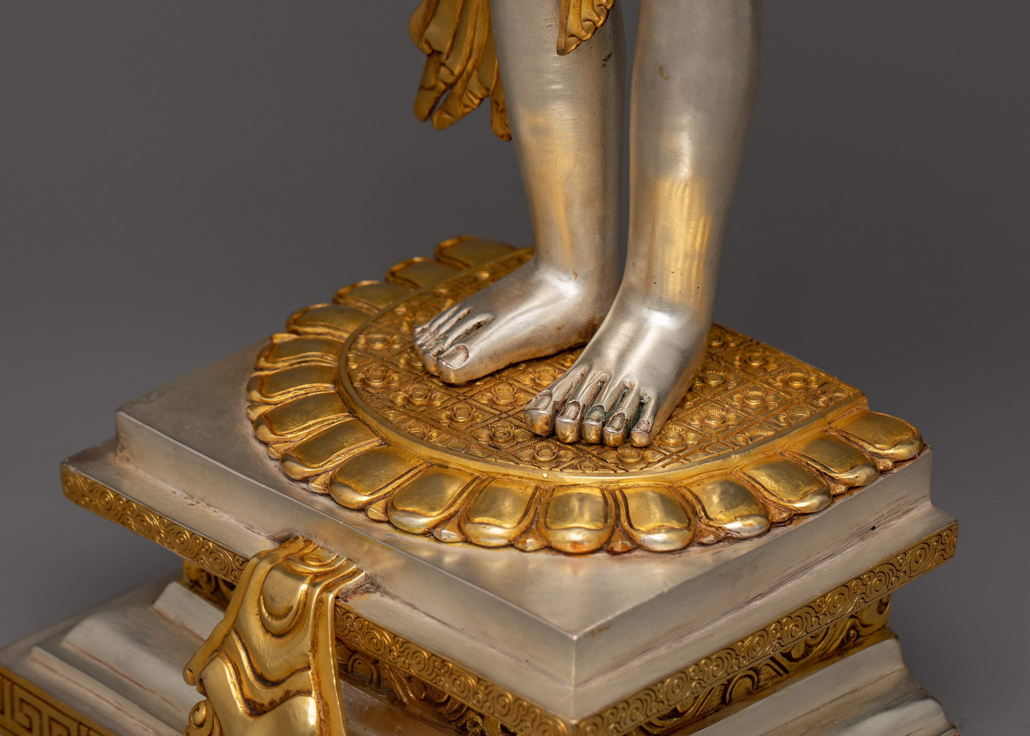 Standing Green Tara Idol | Divine Guardian Sculpture