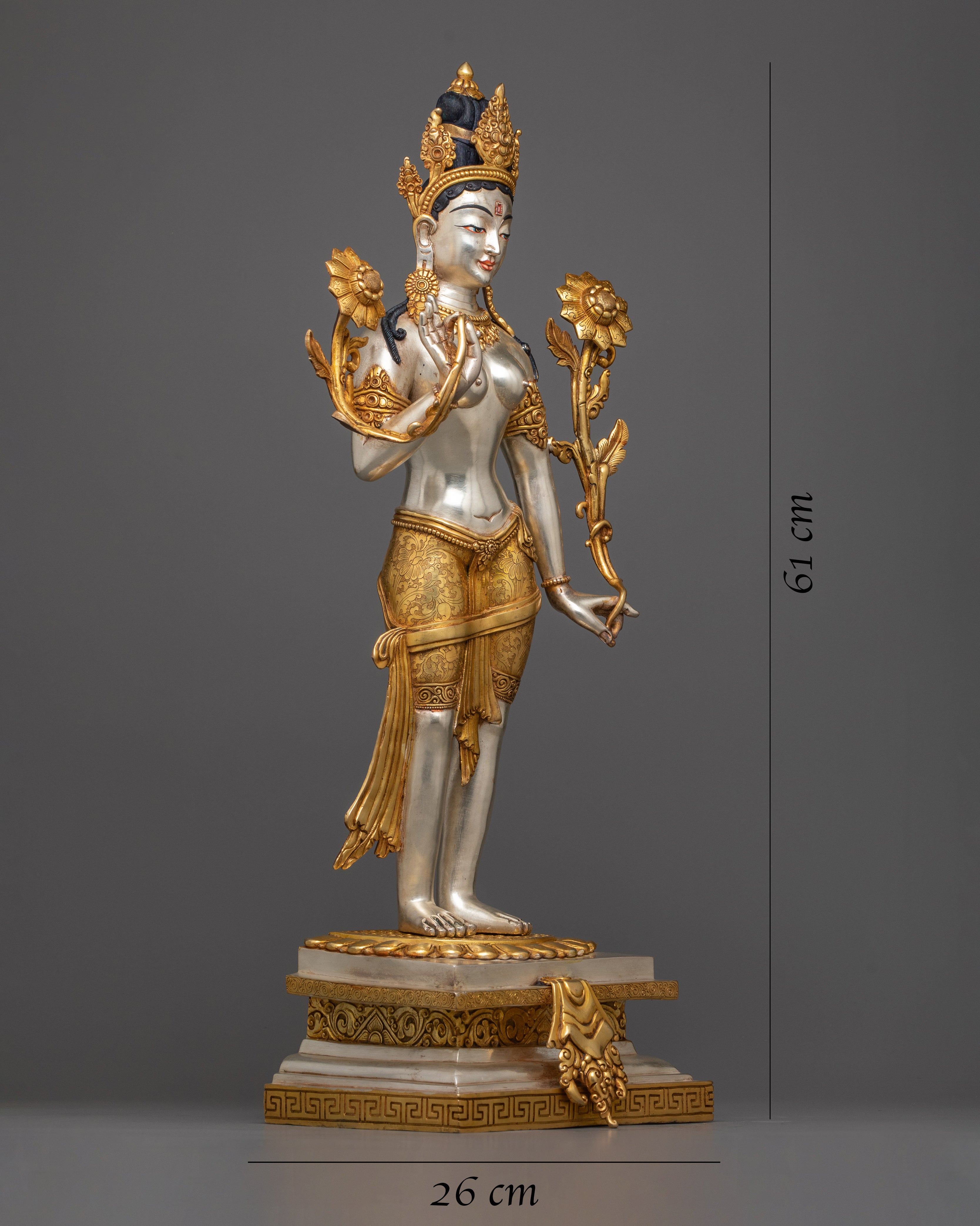 standing-green-tara-idol