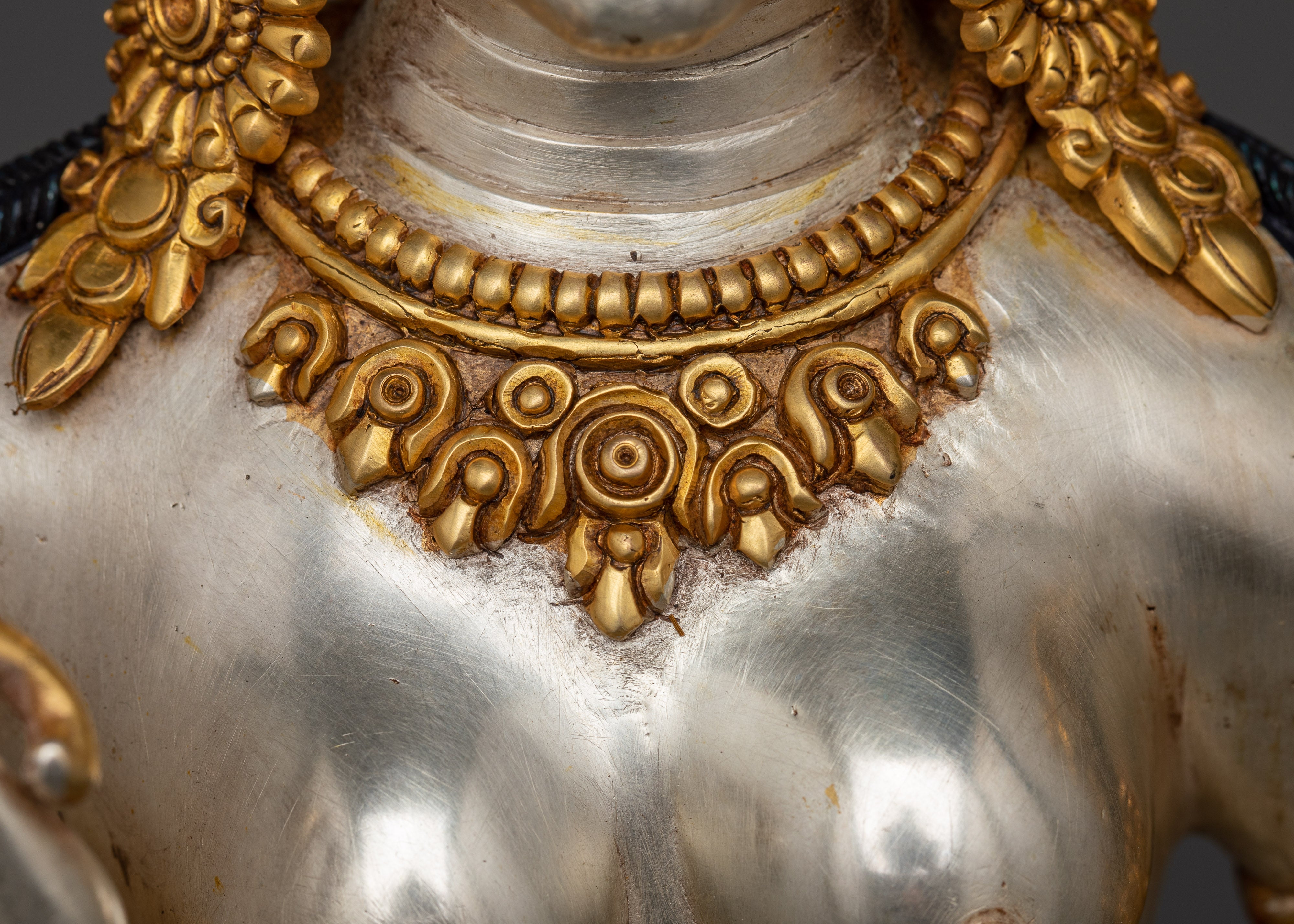 Standing Green Tara Idol | Divine Guardian Sculpture