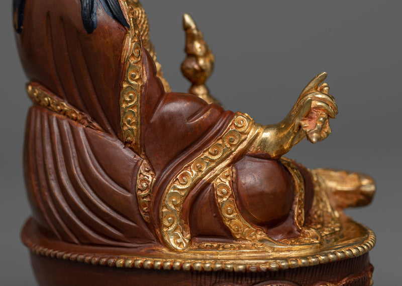 Golden Buddha Padmasambhava Statue | Buddhism Spiritual Radiance