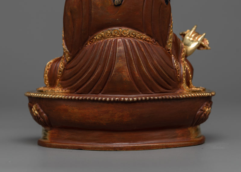 Golden Buddha Padmasambhava Statue | Buddhism Spiritual Radiance