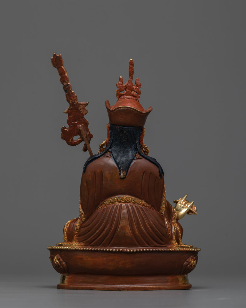 Golden Buddha Padmasambhava Statue | Buddhism Spiritual Radiance