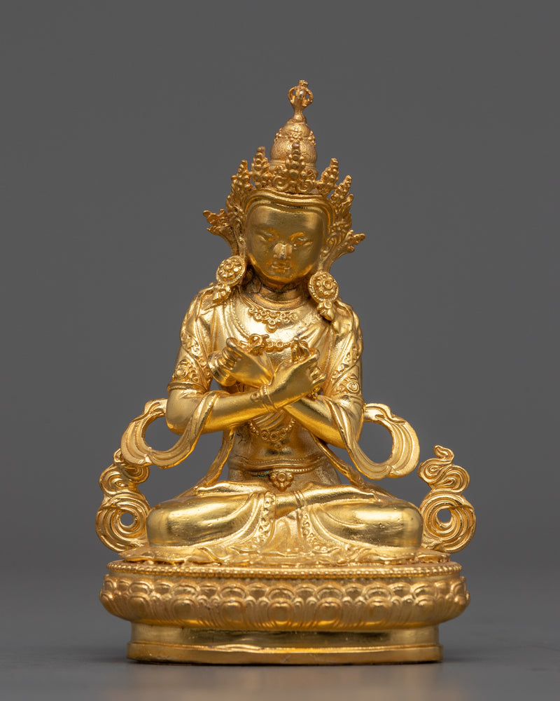 Small Scale 5 Bodhisattva Set in 24K Gold | Divine Quintet For Altar Box
