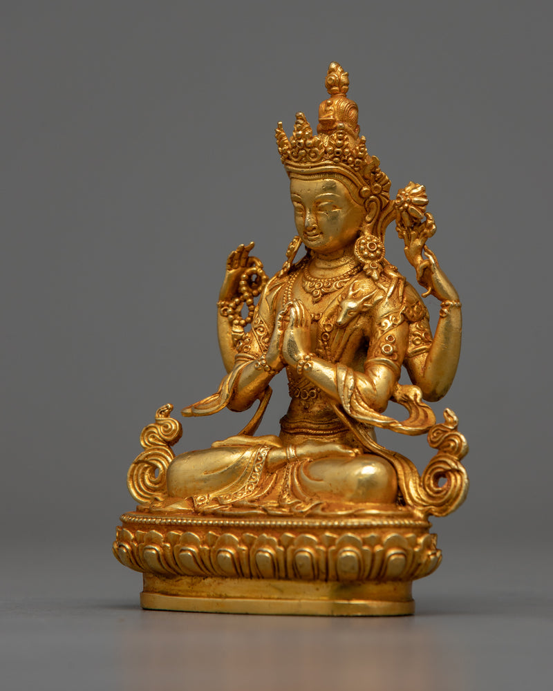 miniature-chenrezig-statuette