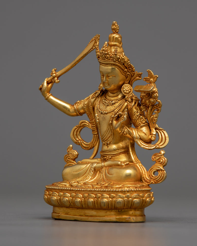 miniature-manjushri-statue